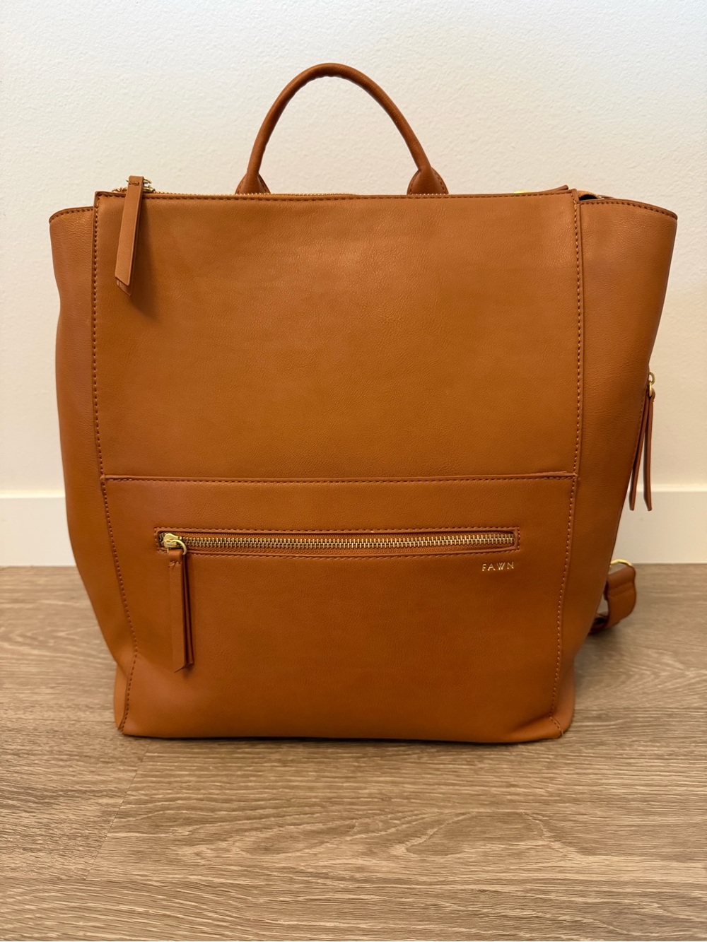 Fawn square diaper bag